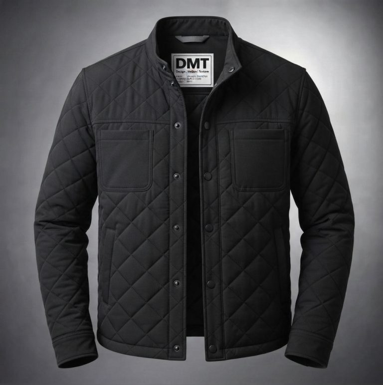 The Drift Jacket product photo — Black